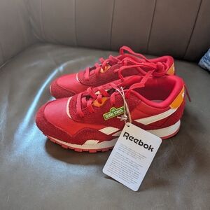 Reebok X Sesame Street ElmoKids Red Sneakers Size 1